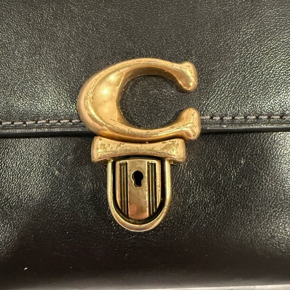 Coach studio black leather wallet - Picture 2 of 11